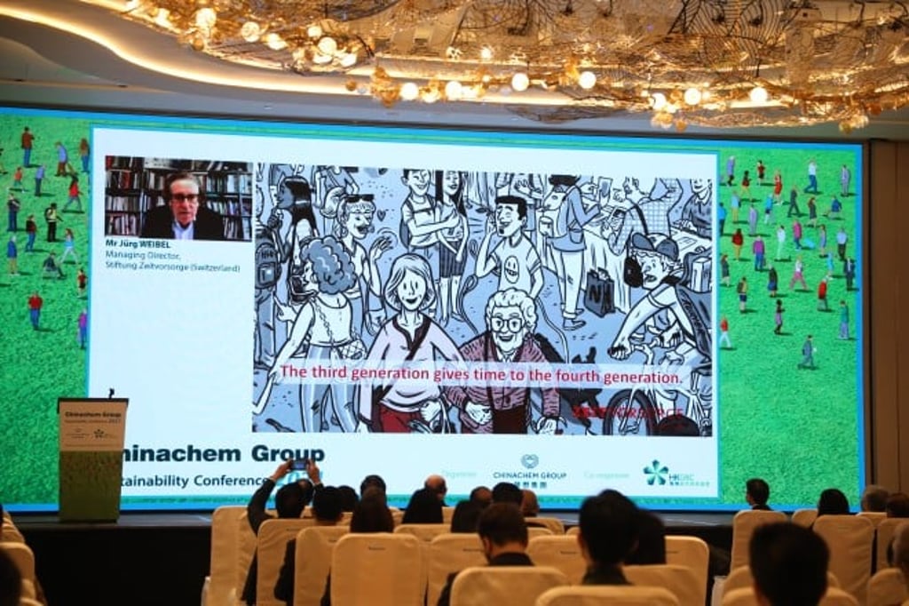 The Third Generation Gives Time to the Fourth Generation presented by Jürg WEIBEL, Managing Director of Stiftung Zeitvorsorge (Switzerland)