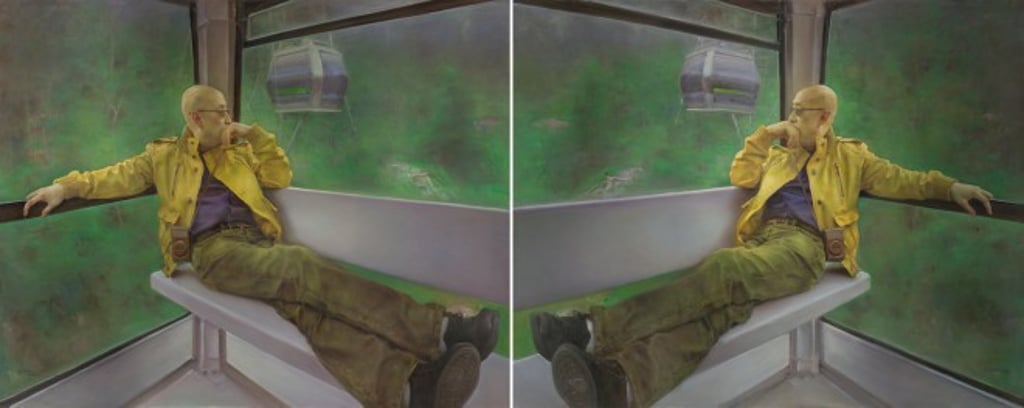 Pang Maokun, “Flower Fruit Mountain”, oil on canvas, 2015