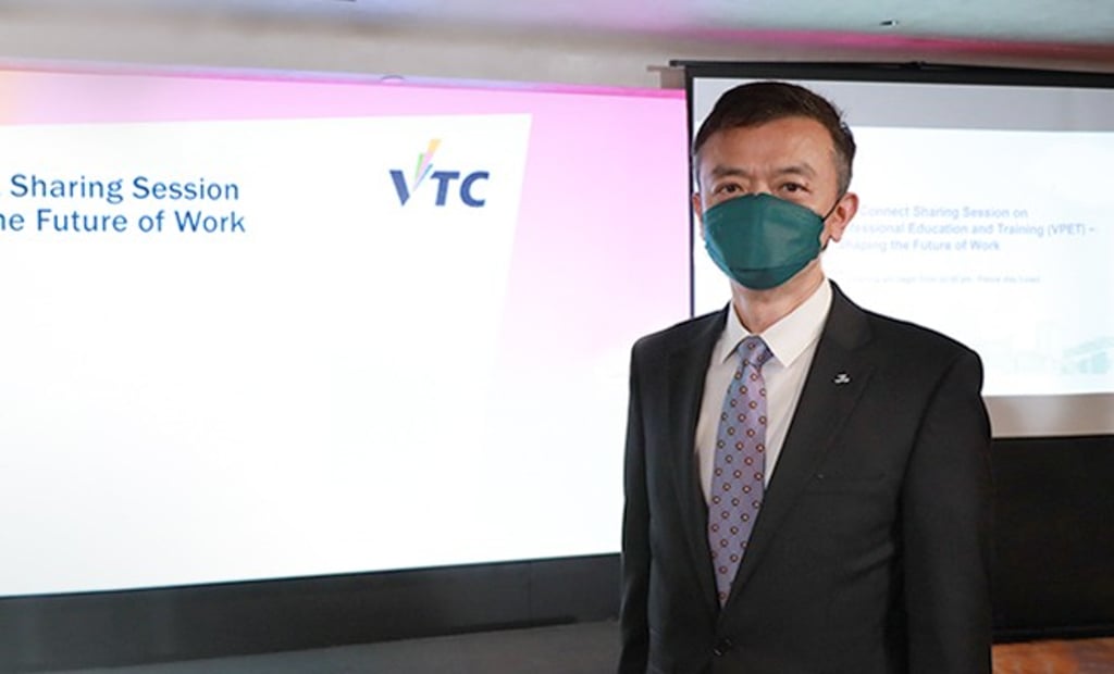 Dr. Daniel Yip, Chairman of Federation of Hong Kong Industries and Steering Committee on Promotion of Vocational and Professional Education and Training and Qualifications Framework, ascertained the value of VPET to industry development.