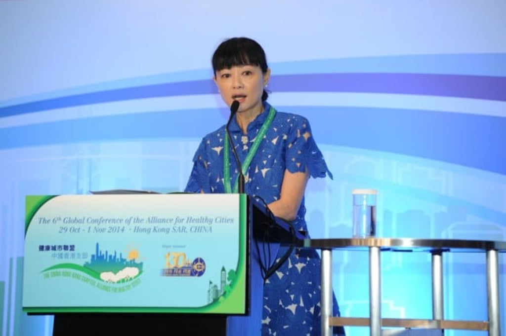 Chairman of the Organising Committee of the conference and Vice-chairman of the China Hong Kong Chapter AFHC, Ms Pong Scarlett Oi-lan.