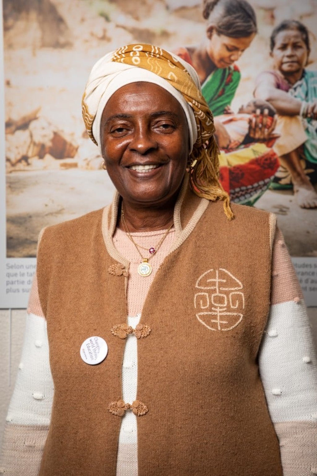 Aïcha Bah Diallo, President of Aide et Action, also the former Guinea Minister of Education and the former UNESCO Assistant Director General ©Romain Nicolas.