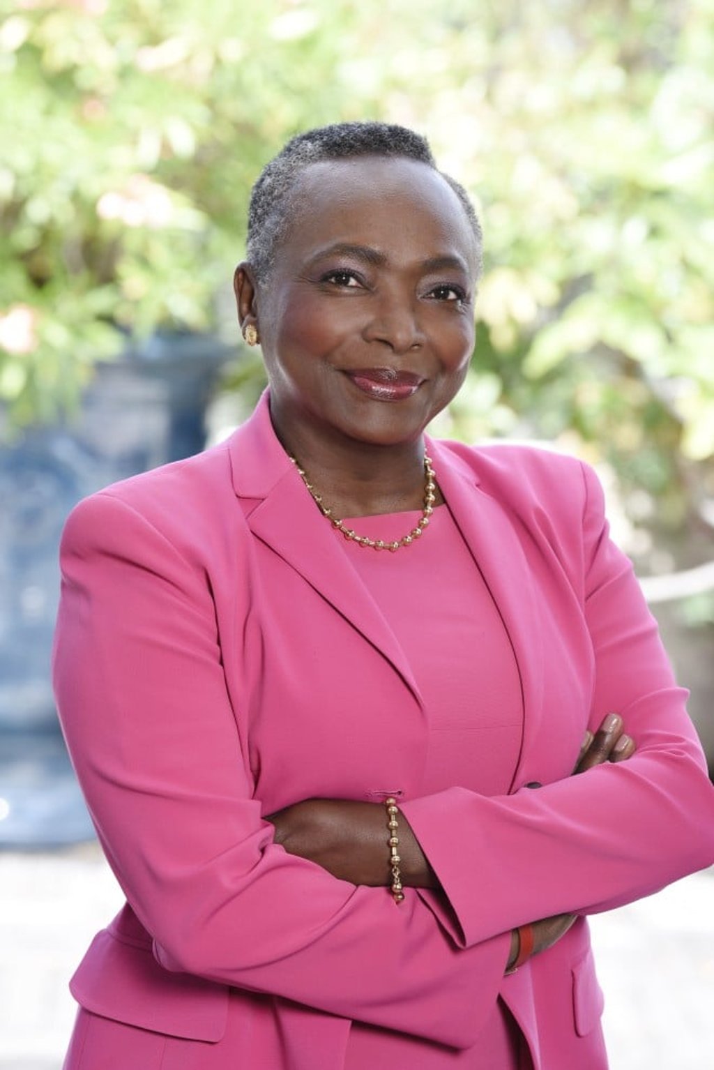 Denise Epoté, co-chair of the Education for the Women Now campaign and a leading figure of French and African television ©Christophe Lartige/CL2P/TV5MONDE.