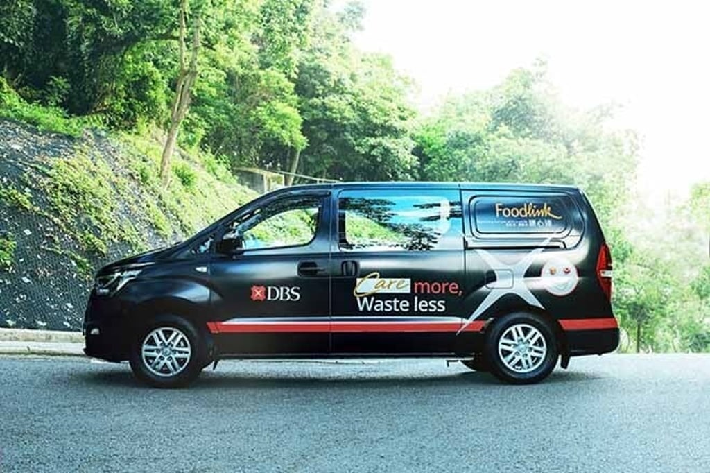 DBS Hong Kong is sponsoring Foodlink Foundation, a refrigerated van to help collect safe-to-eat surplus food from F&B businesses and deliver it to the underprivileged.