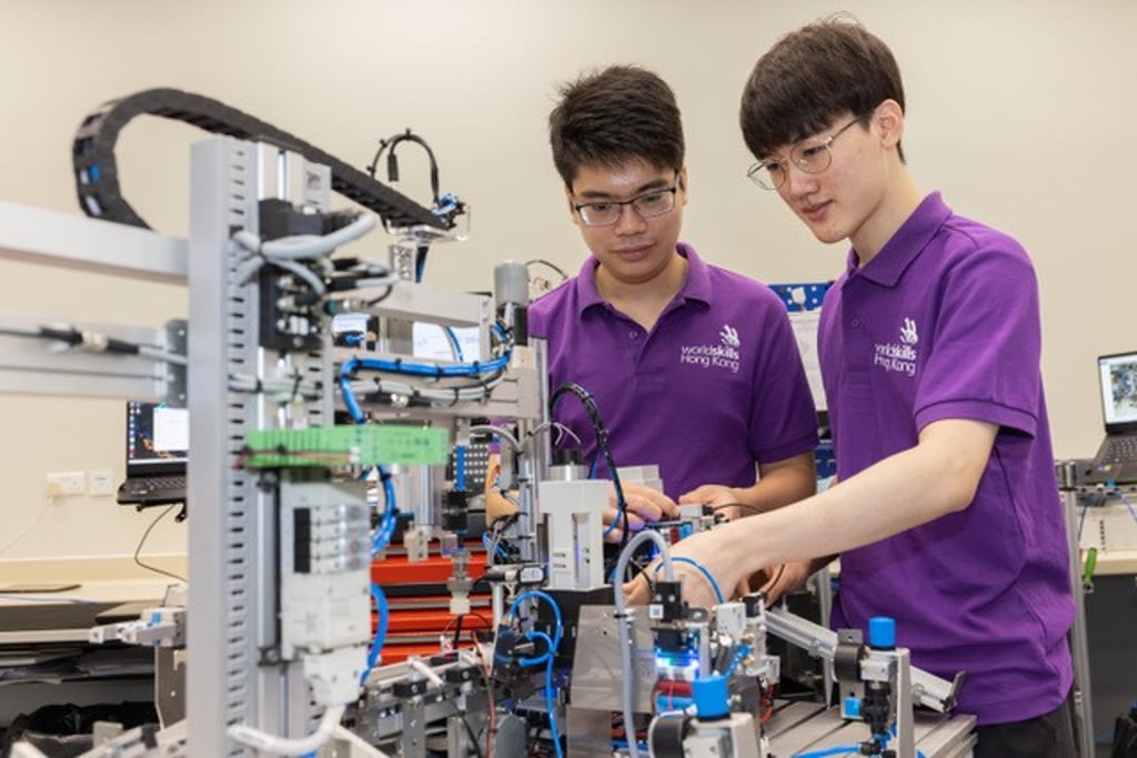 Leon Lui Shing Faat (Left) and Peter Liu Chun Pang (right) partnered for the competition Leon Lui Shing Faat (Left) and Peter Liu Chun Pang (right) partnered for the competition