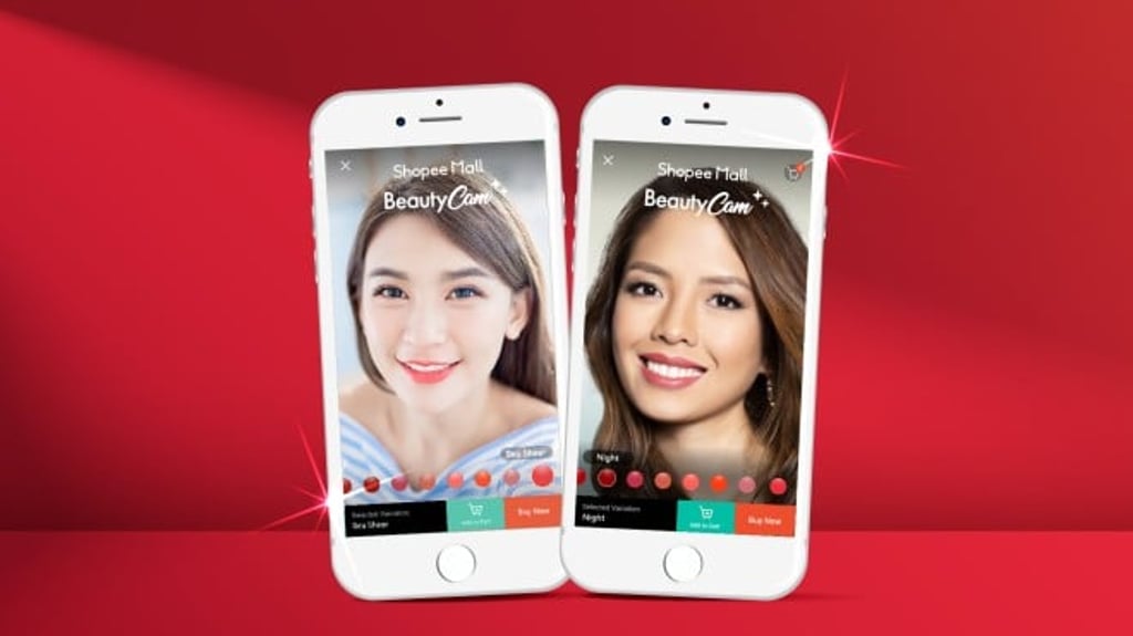 Shopee is partnering with more beauty brands to implement augmented reality tool BeautyCam which enables shoppers to try on make-up virtually.