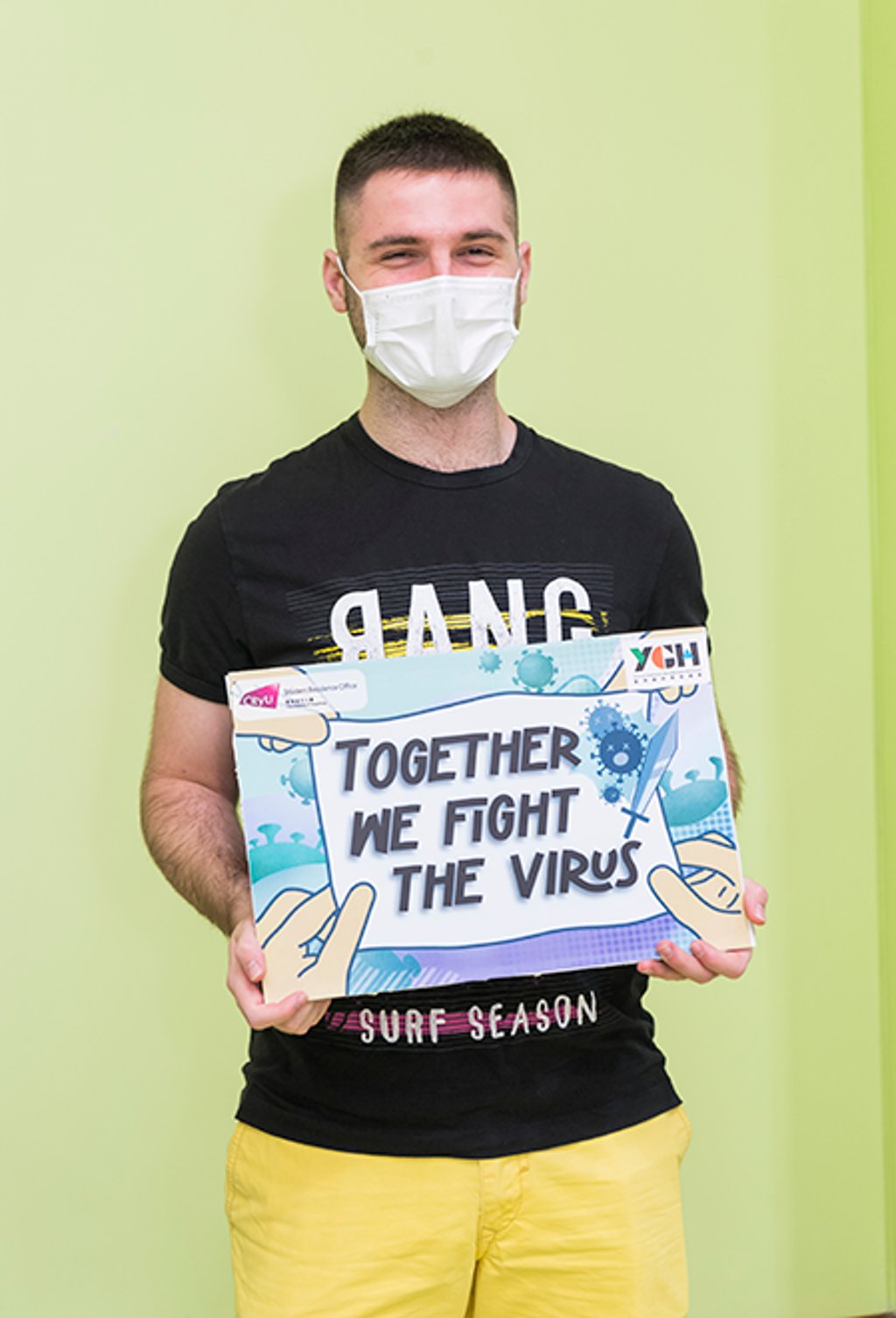 Mr Aleksa Jelaca, one of the international students who tested positive for COVID-19, recovered quickly with the care and support from the Residence Master.