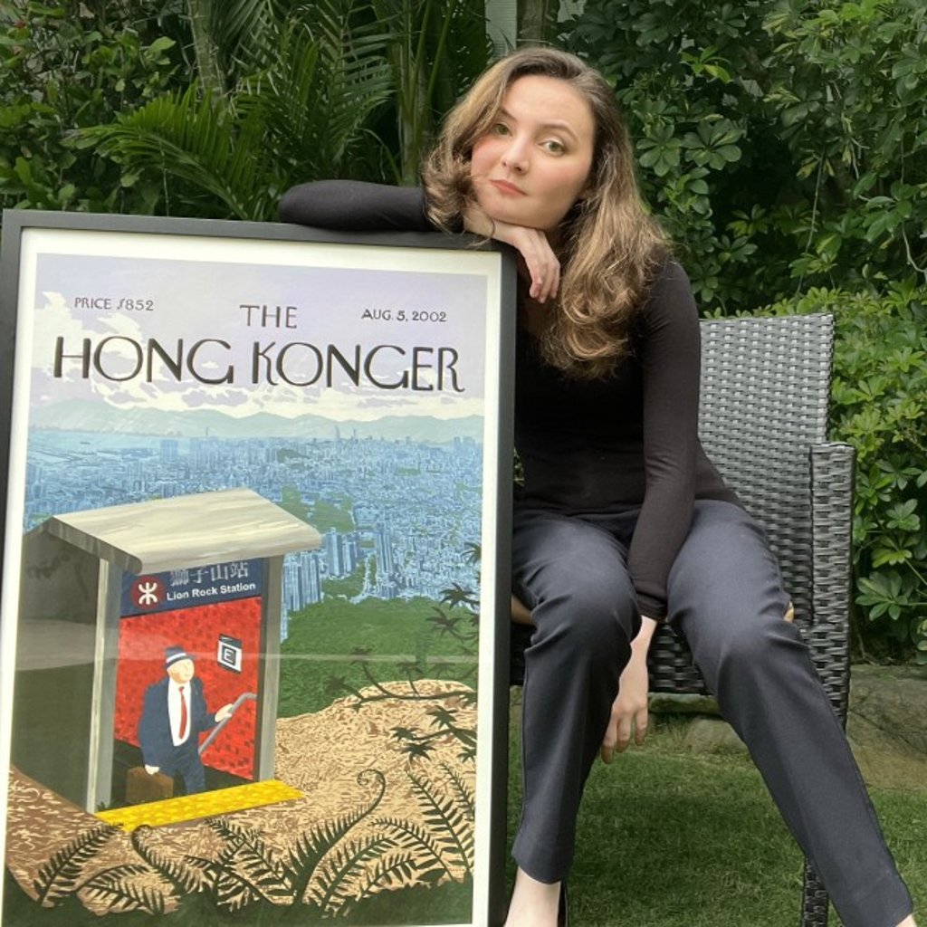 Sophia Hotung is the artist behind 'The Hong Konger' magazine cover series