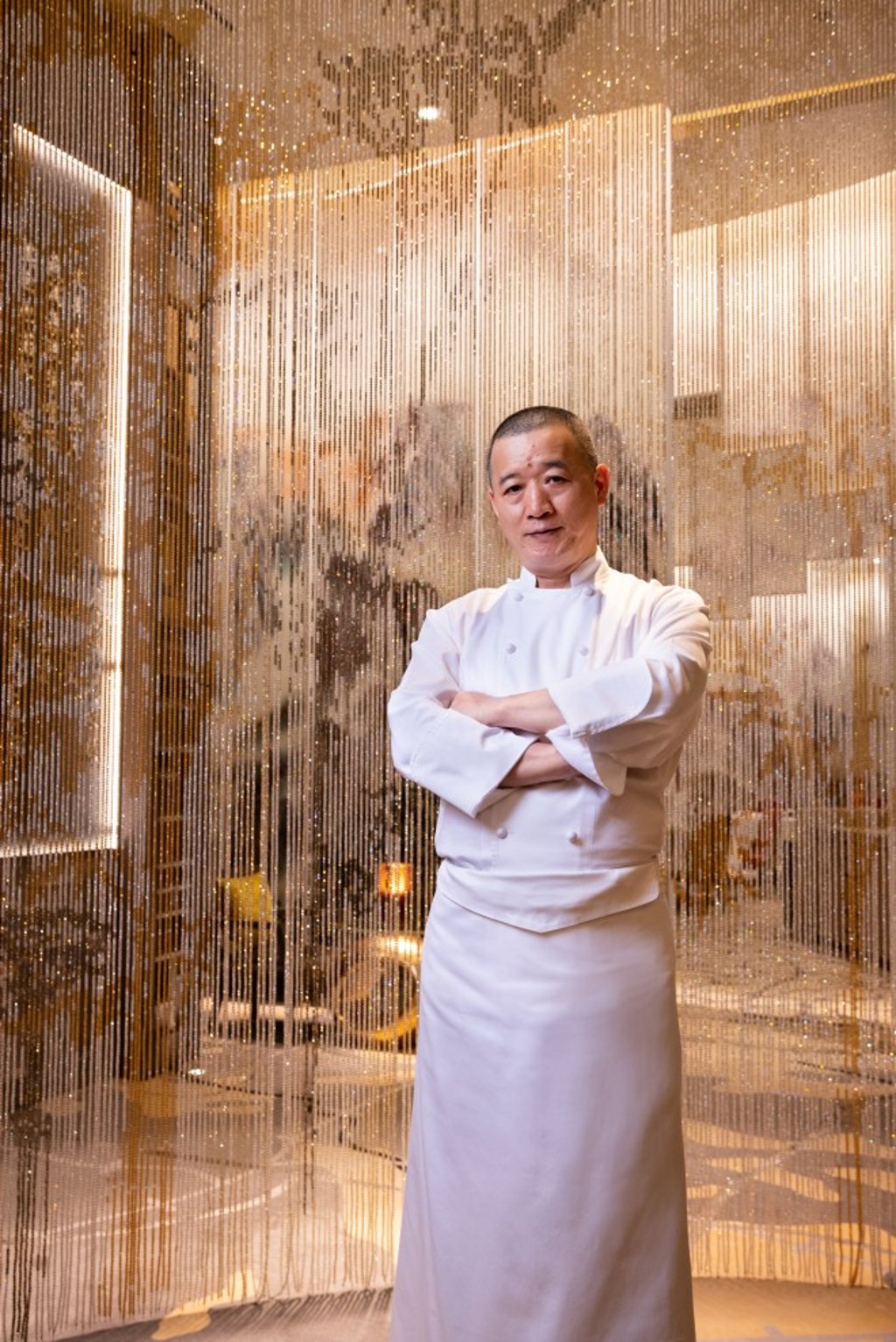 Chef Yang Dengquan (with smile)