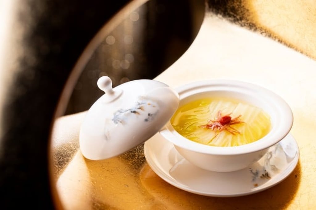 Poached Chinese Cabbage in Bouillon