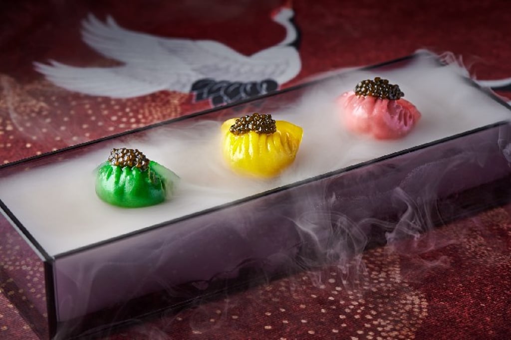 Altira_Ying_Cold Steamed Shrimp Dumplings with Caviar