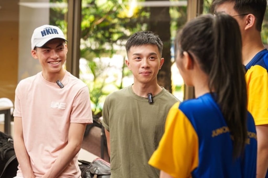 Ellis Wong (left) and Angus Chung (right), the Apprentice Jockeys trained locally from AJS