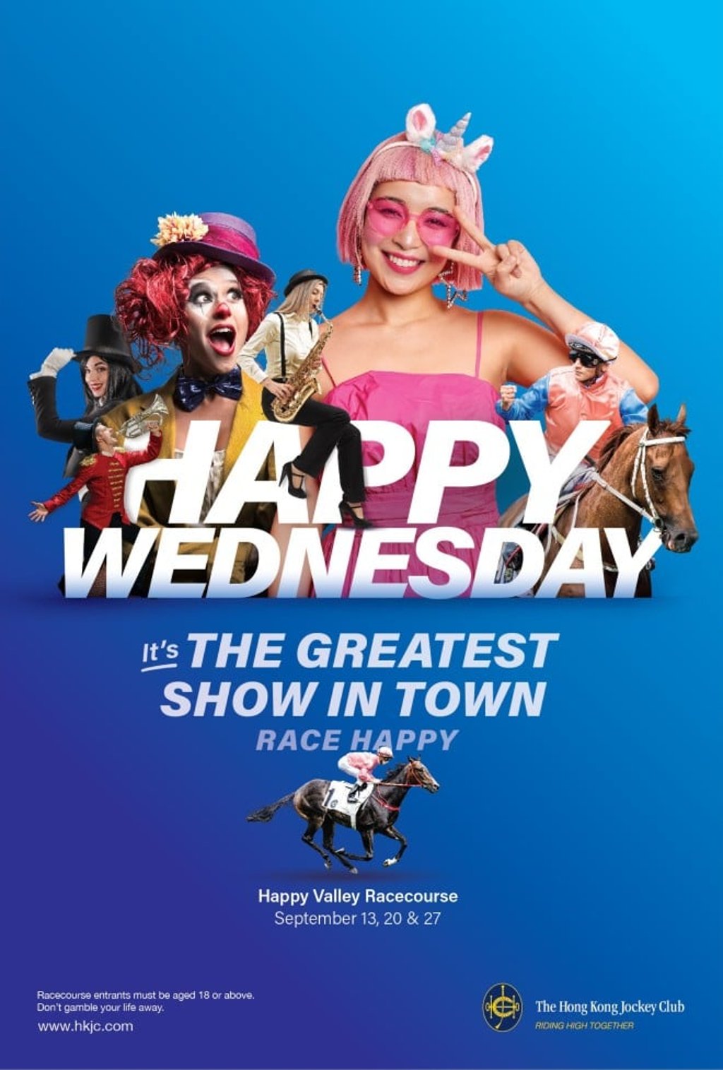 Happy Wednesday returns to the Happy Valley Racecourse. Happy Wednesday returns to the Happy Valley Racecourse.