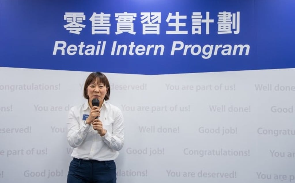 Group Resourcing & Team Engagement Director at DFI Retail Group, Patricia Wong, shared her insights at the internship conclusion ceremony.