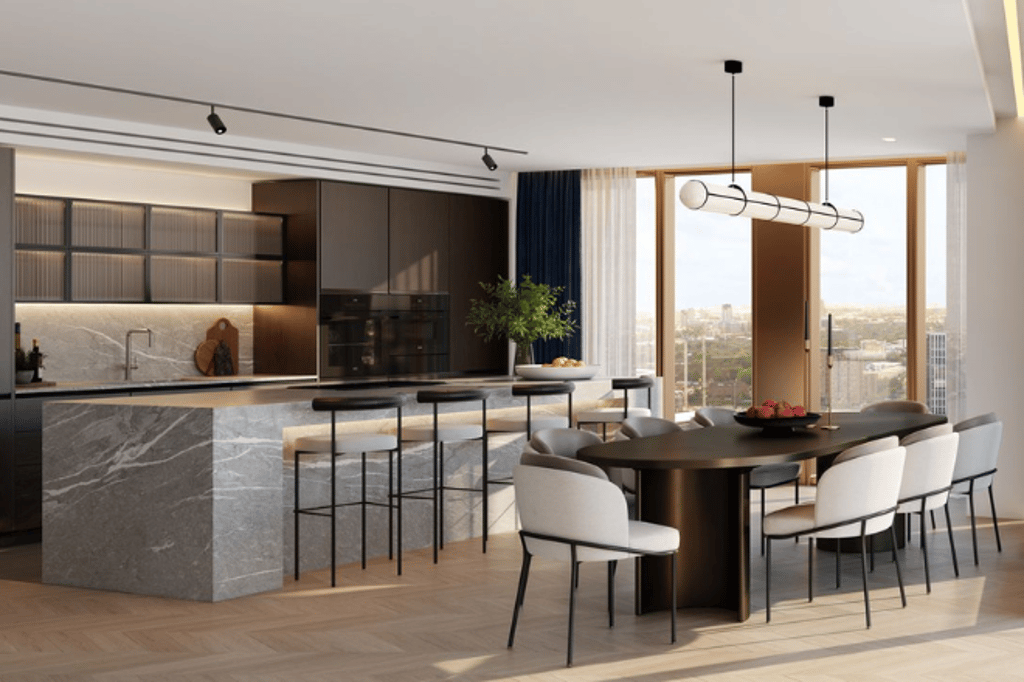 The W Residences Manchester offers picturesque living spaces