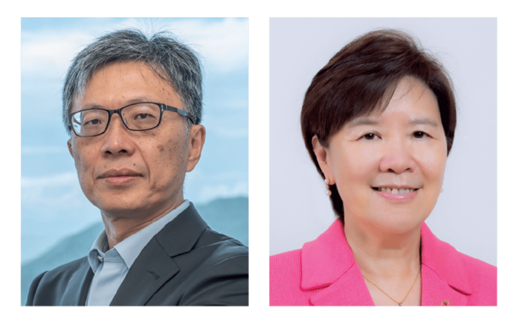 (Left) HKUST Council Chairman Prof. Harry Shum, (Right) HKUST President Prof. Nancy Ip