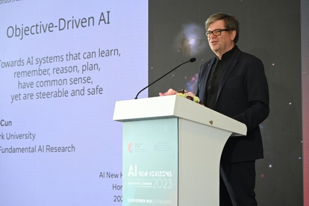 Prof. Yann LeCun delivers a keynote speech on Objective-Driven AI.