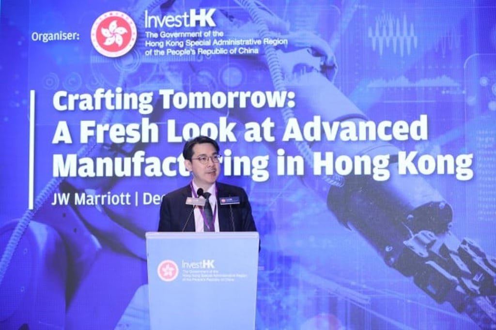 Associate Director-General of Investment Promotion at InvestHK, Dr. Jimmy Chiang.