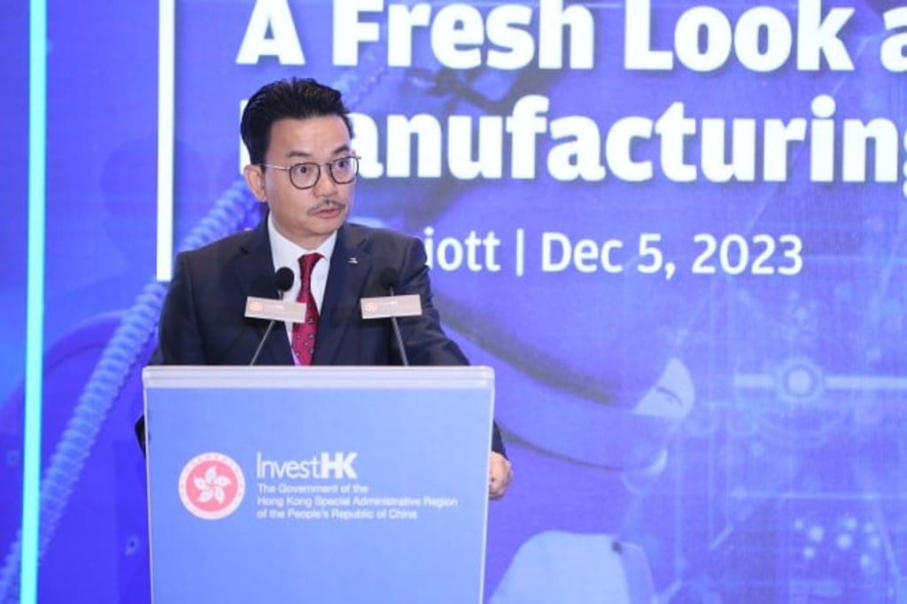 Chairman of the Federation of Hong Kong Industries, Steve Chuang.