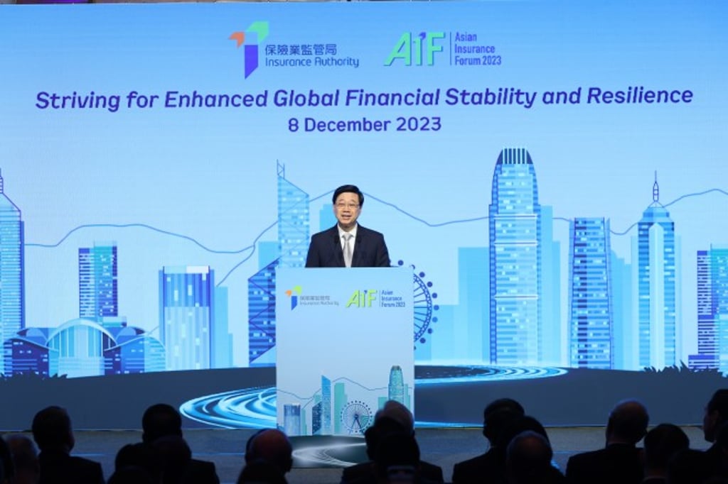 Mr John Lee, Hong Kong's Chief Executive, outlines the progress made since the publication of the Development Roadmap for the Insurance Sector in Hong Kong last year.