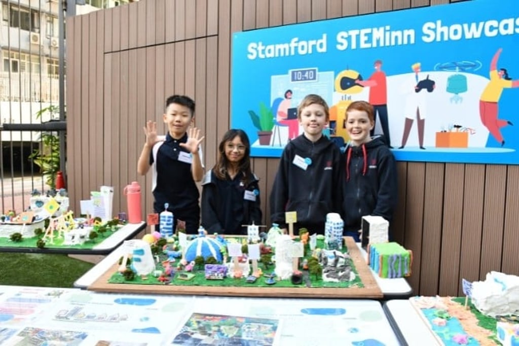 Grade 3 students shared their projects with parents and guests during the Stamford STEMinn Showcase. Grade 3 students shared their projects with parents and guests during the Stamford STEMinn Showcase.