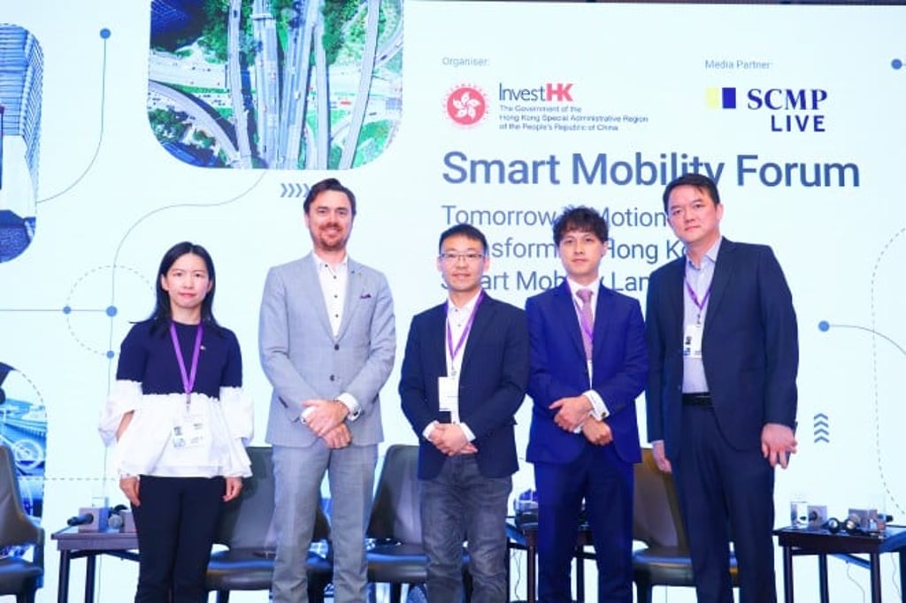 Panellists at the “Envisioning a Smart City: The Future of Transportation in Hong Kong” discussion.