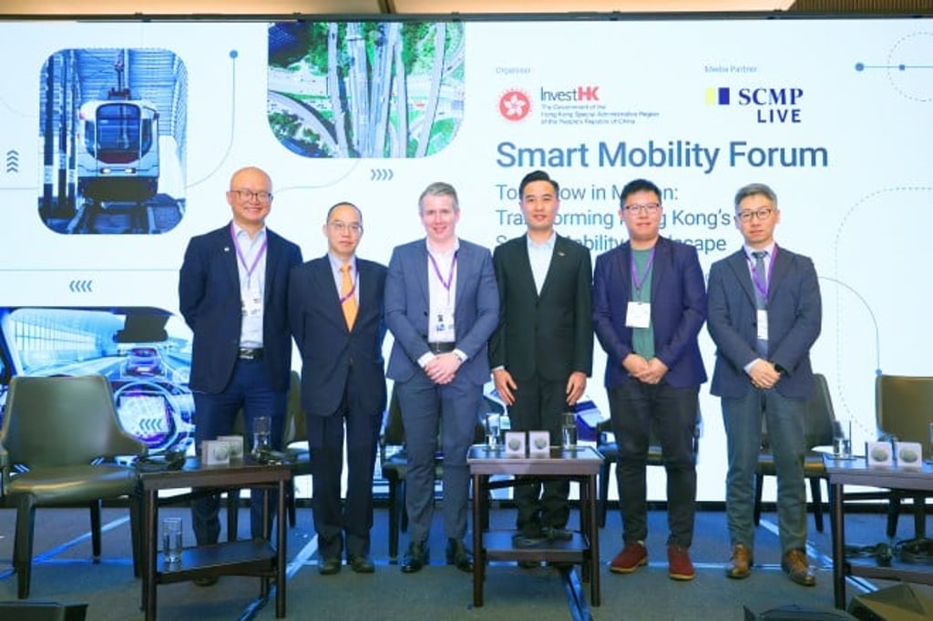 Panellists at the “The Electric Leap: Accelerating Hong Kong’s Urban Transport and Modern Logistics” discussion.