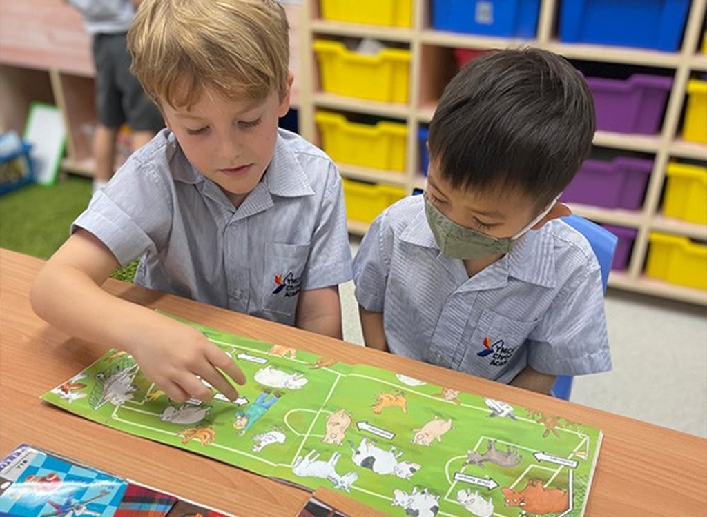 Our Year 2 students are buddy reading with our new Year 1 students. Our Year 2 students are buddy reading with our new Year 1 students.