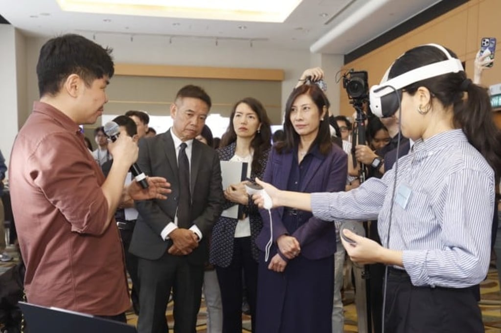 Soqqle Hong Kong Limited, an Autumn Electronics Fair exhibitor, introduces an AI learning platform that enables students to explore various topics through virtual characters. Soqqle Hong Kong Limited, an Autumn Electronics Fair exhibitor, introduces an AI learning platform that enables students to explore various topics through virtual characters.