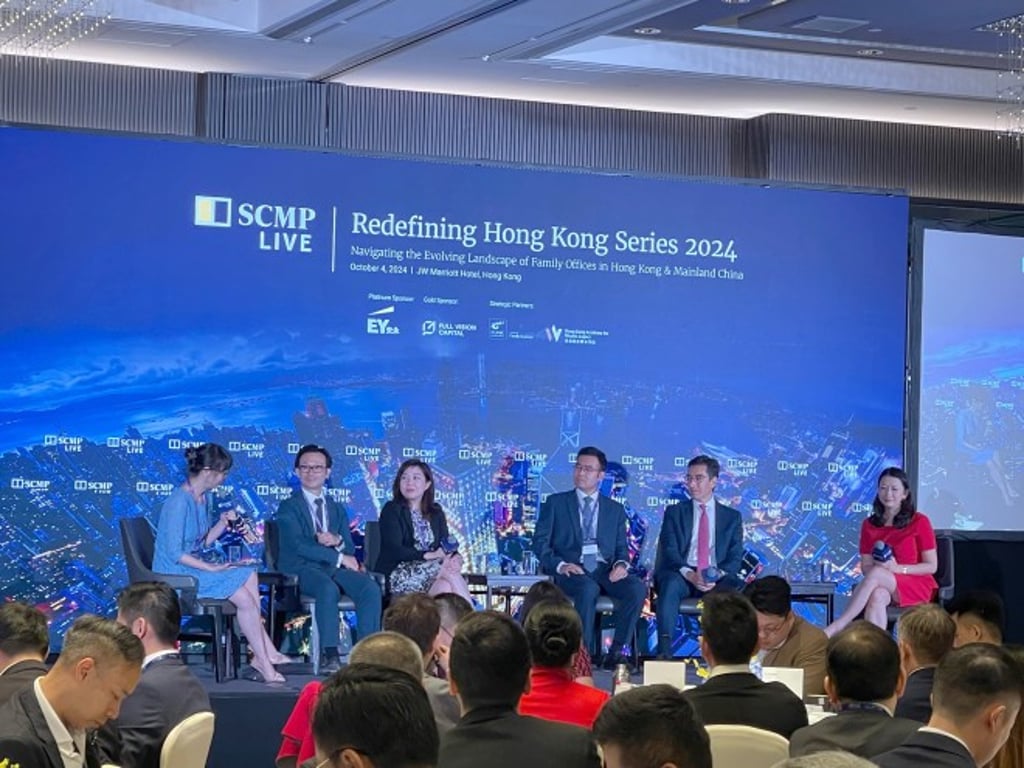 The panel discussed the development of family offices, highlighting how Hong Kong is emerging as a leading hub in this sector. The panel discussed the development of family offices, highlighting how Hong Kong is emerging as a leading hub in this sector.