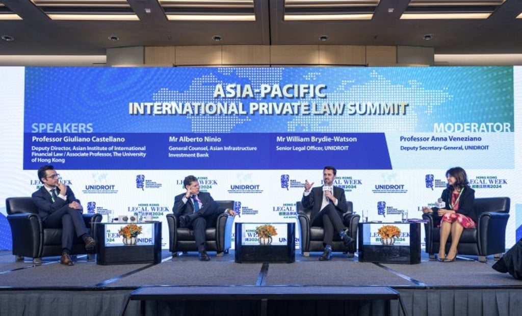 The five-day event began with the Summit, co-organised with UNIDROIT, which examined international private law's role in driving economic growth.