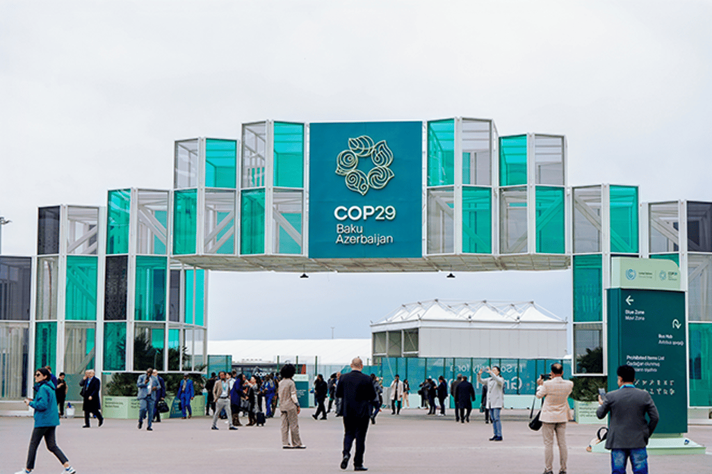 The venue of COP29 Baku, Azerbaijan.