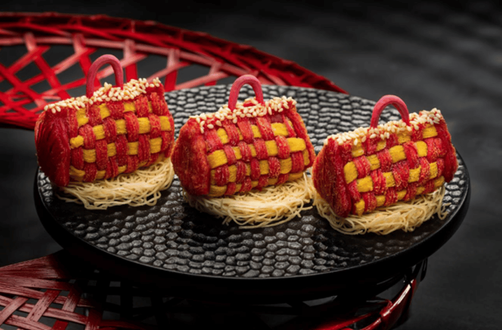 Barbecued Iberico Pork filled in Puff Pastry Barbecued Iberico Pork filled in Puff Pastry