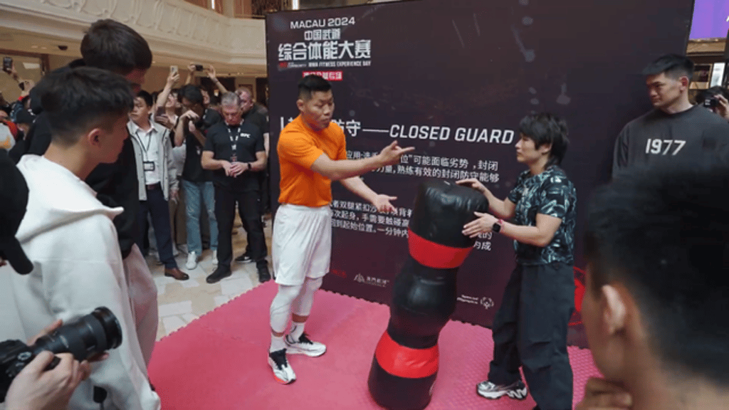 Renowned UFC fighters Justin Gaethje and Diego Lopes made a special appearance, along with UFC strawweight champion Zhang Weili and Li Jingliang for a meet-and-greet and autograph session for the UFC fans at "UFC IN THE COMMUNITY - MMA Fitness Experience Day".