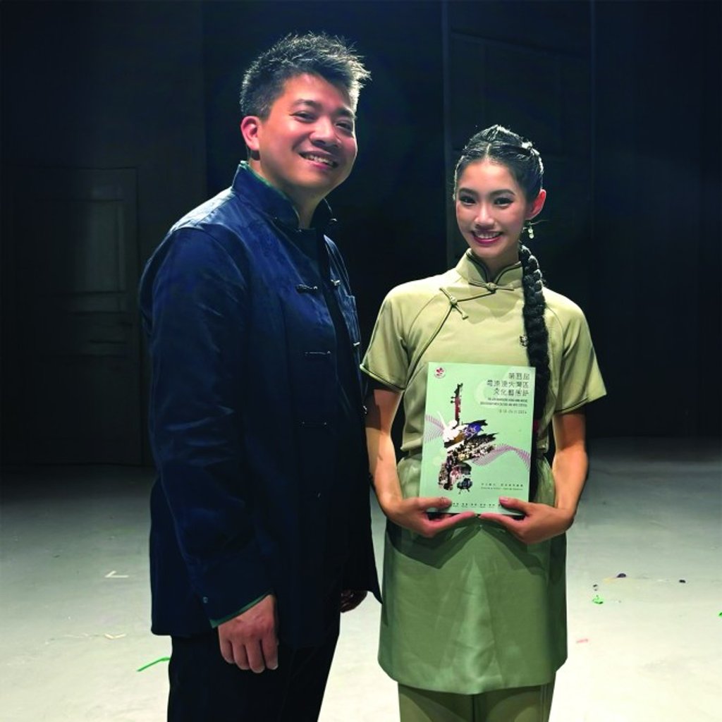 Conductor Fung Ka-hing (left) and Christina Huang Danyang (right). Credit: Leisure and Cultural Services Department Conductor Fung Ka-hing (left) and Christina Huang Danyang (right). Credit: Leisure and Cultural Services Department