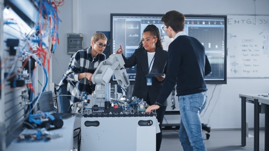 Computer science and AI are essential components in STEM education. Computer science and AI are essential components in STEM education.