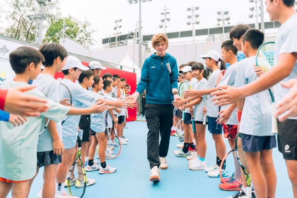 Ecosystem in action: BOCHKTO star Andrey Rublev inspires the next generation of aspiring tennis players