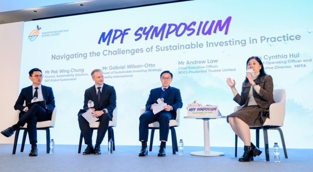 A compelling panel discussion (from left) Mr Pak Wing Chung, Mr Gabriel Wilson-Otto, Mr Andrew Law, and Ms Cynthia Hui.