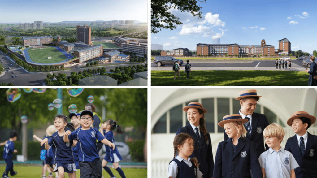 The new school project encompassing a floor area of 48,280.8 sqm. Its design continues the classic architectural language of Harrow in the UK, characterised by red brick arcades, while incorporating elements unique to Lingnan culture. The project is making a concerted effort to meet its completion target by the end of 2025, with plans to finalise acceptance and handover procedures in early 2026.