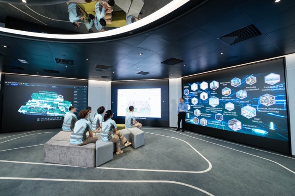 The Centre for Future Construction at HKIC’s Kowloon Bay Campus showcases an immersive AI-driven lab for asset management, real-time analytics and AI Assistant Avatars. The Centre for Future Construction at HKIC’s Kowloon Bay Campus showcases an immersive AI-driven lab for asset management, real-time analytics and AI Assistant Avatars.