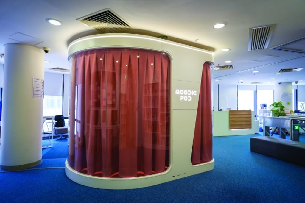 The Moodie Pod is designed to help improve communication skills. The Moodie Pod is designed to help improve communication skills.
