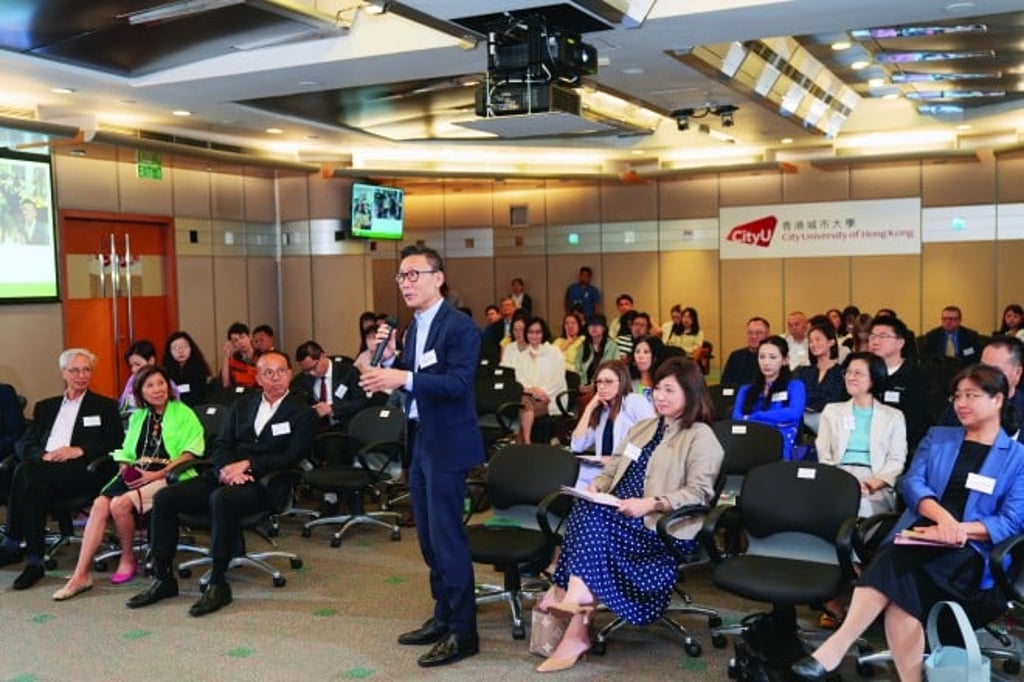 The event attracted hundreds of guests, CityUHK faculty members and students.