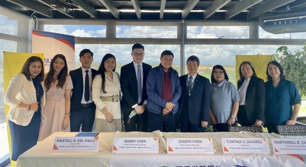 CUB’s Manila branch signed a sustainability-linked loan with PAVI, part of the Villar Group, to support water infrastructure upgrades by its subsidiary PrimeWater, marking the Philippines’ first deal of its kind.