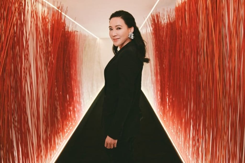 Jewellery artist Cindy Chao at her Sculpting Time exhibition in Taipei. Jewellery artist Cindy Chao at her Sculpting Time exhibition in Taipei.