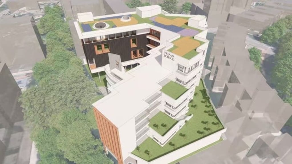 Kowloon Tong Campus of YK Pao School Hong Kong. (The rendering shown is for illustration purposes only and is not an exact representation of the final product.)