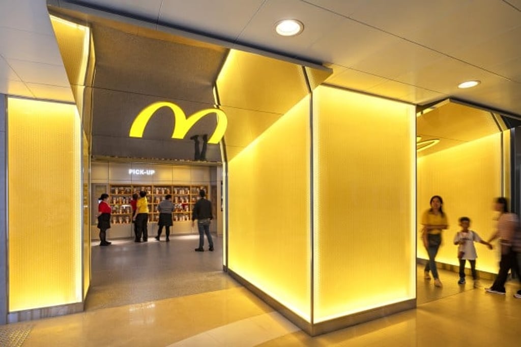 The refurbished Admiralty Centre restaurant, one of the busiest McDonald’s restaurants in the world, features expanded dining space and new digital services.