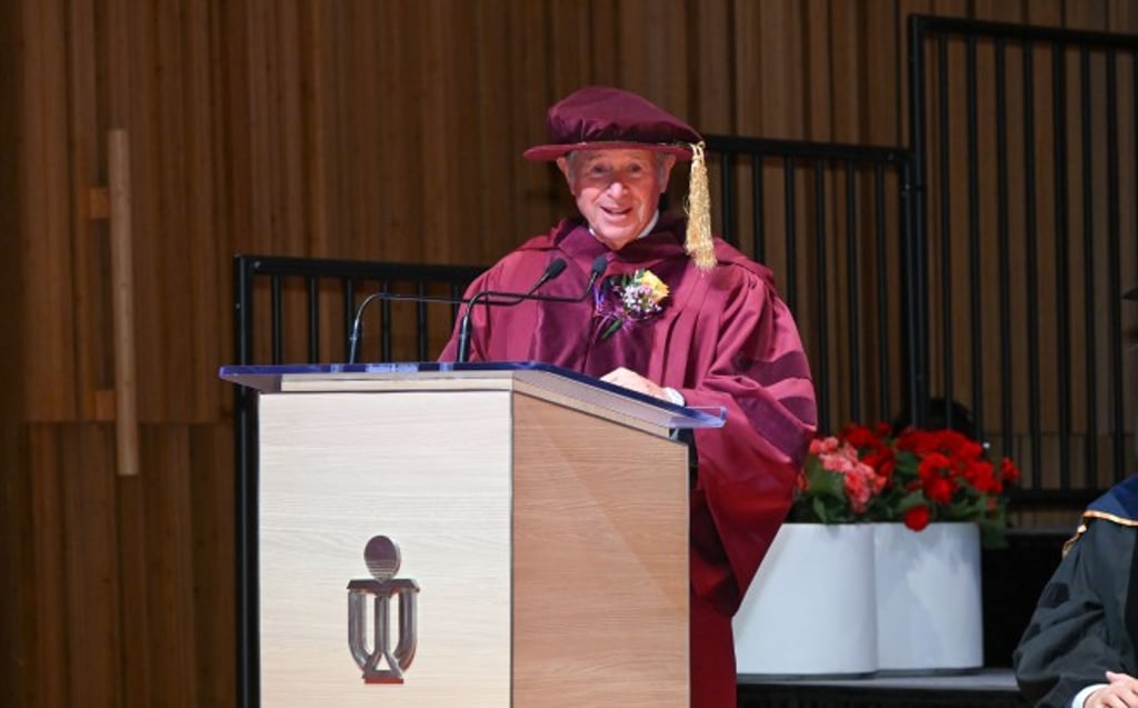 Stephen A. Schwarzman received an honorary Doctor of Business Administration degree from the Hong Kong University of Science and Technology