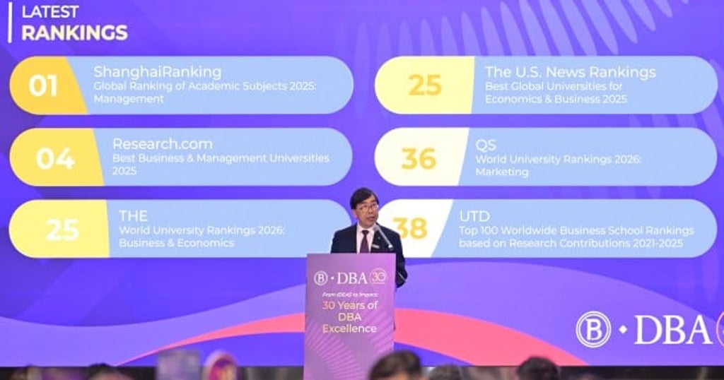 Ir Prof. Edwin Cheng noted that the PolyU Faculty of Business’s academic and research excellence is internationally recognised, with outstanding performance in authoritative rankings. He added that the Faculty will continue to build on its strong academic foundation and influence to collaborate with all sectors of society in addressing global challenges.