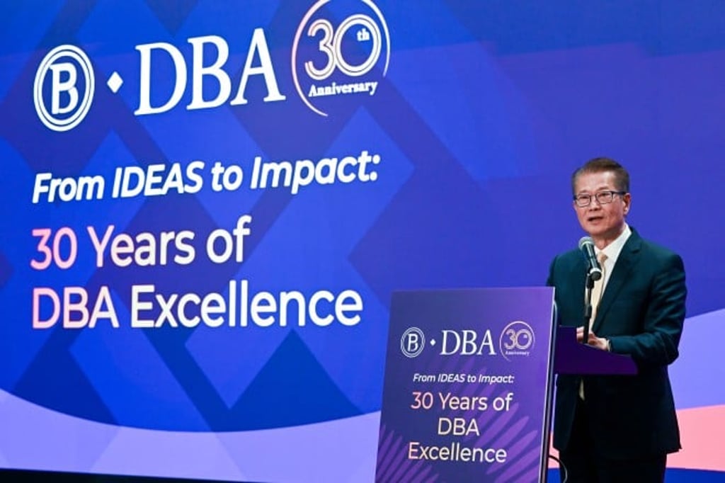 In his keynote speech, Mr Paul Chan shared how technology and innovation had transformed business and commerce, and analysed the challenges posed by the AI era.