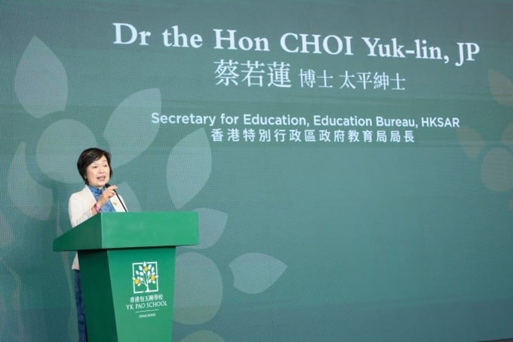 Dr Christine Choi, JP, Secretary for Education, Education Bureau, emphasised the vision for building Hong Kong as an International Education Hub. Dr Christine Choi, JP, Secretary for Education, Education Bureau, emphasised the vision for building Hong Kong as an International Education Hub.