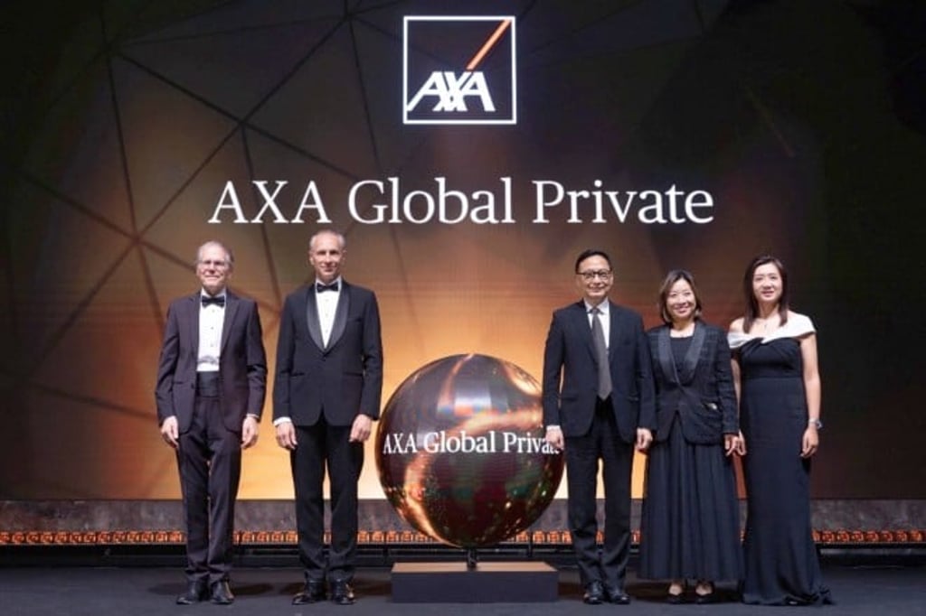 George Stansfield, Deputy CEO and General Secretary of AXA Group (Left 1); Thomas Buberl, CEO of AXA Group (Left 2); Sally Wan, CEO of AXA Greater China and AXA Global Private (Right 2); and Janet Lee, Deputy CEO of AXA Global Private (Right 1) George Stansfield, Deputy CEO and General Secretary of AXA Group (Left 1); Thomas Buberl, CEO of AXA Group (Left 2); Sally Wan, CEO of AXA Greater China and AXA Global Private (Right 2); and Janet Lee, Deputy CEO of AXA Global Private (Right 1)
